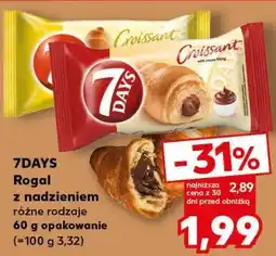 Kaufland 7DAYS Rogal z nadzieniem różne rodzaje oferta