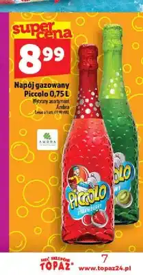 Topaz Napój gazowany Piccolo Strawberry oferta