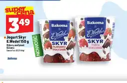 Topaz Jogurt Skyr E.Wedel malina stracciatella Bakoma oferta
