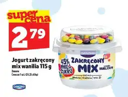 Topaz Jogurt zakręcony mix wanilia Danone oferta