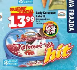 Topaz Lody Kolorowe Lato o smaku śmietankowo-truskawkowo-czekoladowym oferta