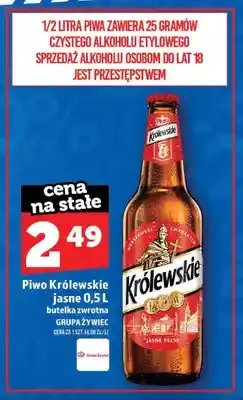 Topaz Piwo Królewskie jasne pełne butelka zwrotna oferta