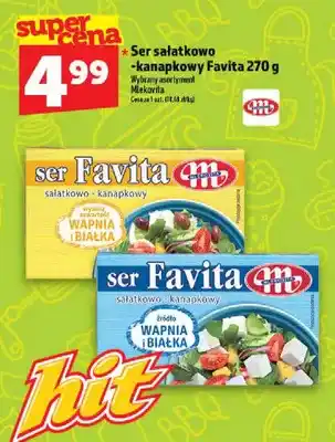 Topaz Ser sałatkowo-kanapkowy Favita Mlekovita oferta