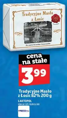 Topaz Tradycyjne Masło z Łosic 82% Laktopol oferta