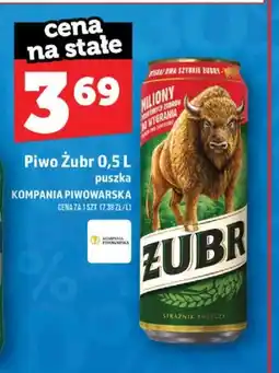 Topaz Piwo Żubr puszka oferta