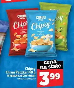 Topaz Chipsy Chruu Paczka o smaku paprykowym oferta