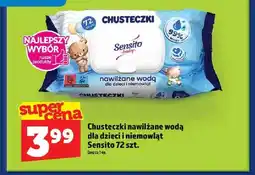 Topaz Chusteczki nawilżane wodą dla dzieci i niemowląt Sensito oferta