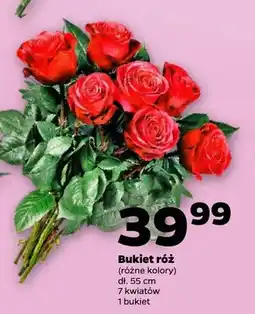 Netto Bukiet róż dł. 55cm 7 kwiatów oferta