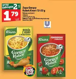 Topaz Zupa Gorący Kubek Knorr Rosół z kury z makaronem oferta