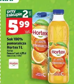 Topaz Sok 100% pomarańcza Hortex karton oferta