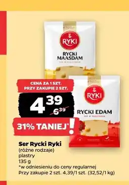Netto Ser Rycki Maasdam Ryki plastry oferta