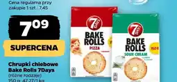Netto Chrupki chlebowe Bake Rolls 7Days Pizza oferta