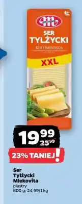 Netto Ser Tylżycki Mlekovita plastry XXL oferta