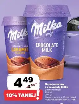 Netto Napój mleczny z czekoladą Milka Caramel Flavour oferta