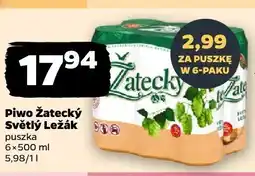 Netto Piwo Žatecký Světlý Ležák 6-pak oferta