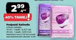Netto Podpaski Satinelle Normal 20-pak oferta