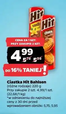 Netto Ciastka Hit Bahlsen Choco oferta