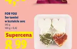 Lidl Ser tomini w kształcie serc For You oferta
