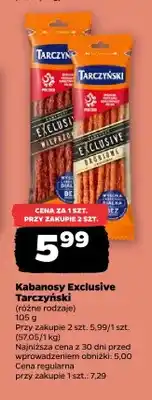 Netto Kabanosy Exclusive drobiowe Tarczyński oferta