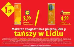 Lidl Makaron spaghetti bez glutenu Combino oferta