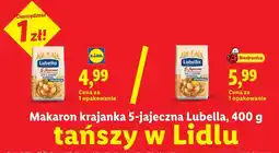 Lidl Makaron krajanka 5-jajeczna Lubella oferta