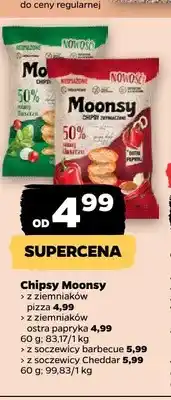 Netto Chipsy Moonsy z ziemniaków pizza oferta