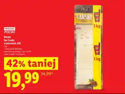 Lidl Ser Carski w plastrach Pilos XXL oferta