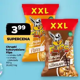 Netto Chrupki kukurydziane Flips o smaku toffi XXL oferta