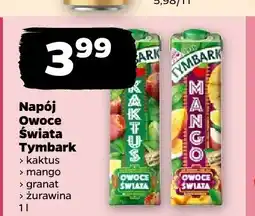 Netto Napój Owoce Świata Tymbark kaktus oferta