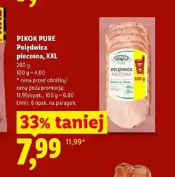 Lidl Polędwica pieczona PIKOK PURE XXL oferta