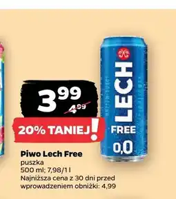 Netto Piwo bezalkoholowe Lech Free puszka oferta