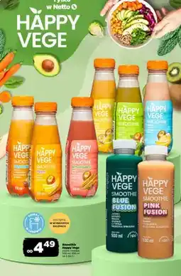 Netto Smoothie Odporność Jabłko Pomarańcza Mandarynka Acerola Happy Vege oferta