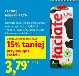 Lidl Mleko UHT 3,2% Łaciate oferta