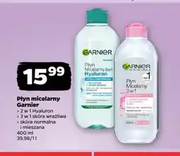 Netto Płyn micelarny Garnier 2 w 1 Hyaluron oferta