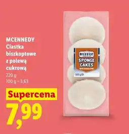 Lidl Ciastka biszkoptowe z polewą cukrową Mcennedy oferta