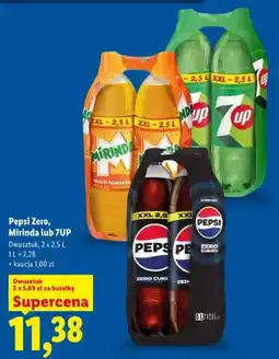 Lidl Napój gazowany Pepsi Zero 2-pak oferta