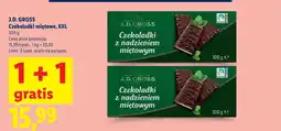 Lidl Czekoladki miętowe XXL J.D. Gross oferta