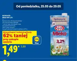 Lidl Mleko UHT 3,2% Mlekovita oferta
