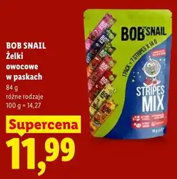 Lidl Żelki owocowe w paskach BOB SNAIL oferta