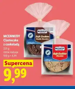 Lidl Ciasteczka z czekoladą Double Chocolate Mcennedy oferta