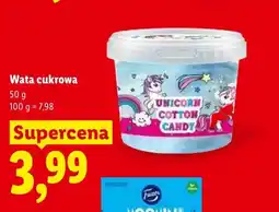 Lidl Wata cukrowa Unicorn oferta