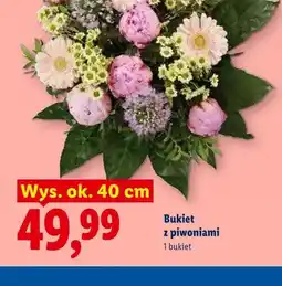 Lidl Bukiet z piwoniami wys. ok. 40cm oferta