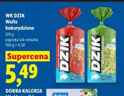 Lidl Wafle kukurydziane papryka WK Dzik oferta