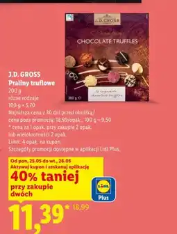 Lidl Praliny truflowe J.D. Gross oferta