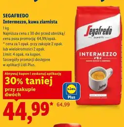 Lidl Kawa ziarnista SEGAFREDO Intermezzo oferta