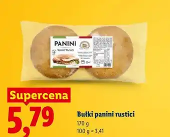 Lidl Bułki panini rustici oferta
