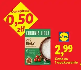 Lidl Ryż biały długoziarnisty Kuchnia Lidla oferta