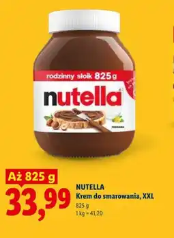 Lidl Krem do smarowania Nutella XXL oferta
