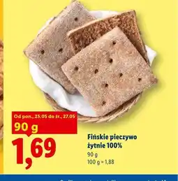 Lidl Fińskie pieczywo żytnie 100% oferta