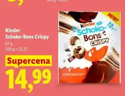Lidl Kinder Schoko-Bons Crispy oferta